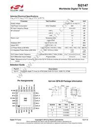 SI2147-A30-GM Datasheet Page 2