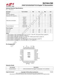SI2164-C60-GM Datasheet Page 2