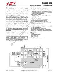 SI2166-B22-GM Datasheet Cover