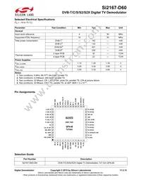 SI2167-D60-GM Datasheet Page 2