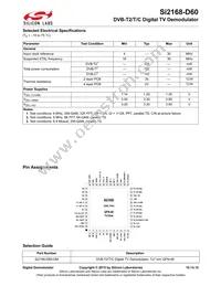 SI2168-D60-GMR Datasheet Page 2
