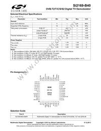 SI2169-B40-GM Datasheet Page 2