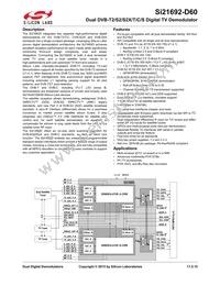 SI21692-D60-GMR Datasheet Cover