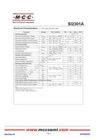 SI2301A-TP Datasheet Page 2