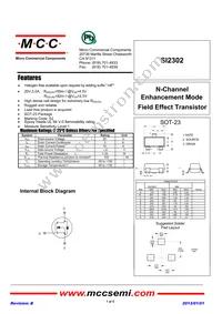 SI2302-TP Datasheet Cover
