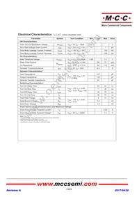 SI2302A-TP Datasheet Page 2
