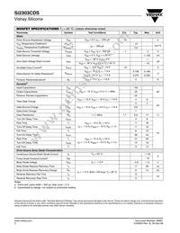 SI2303CDS-T1-E3 Datasheet Page 2