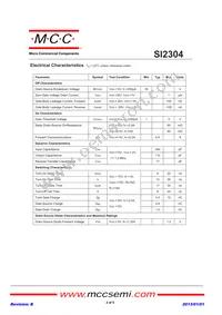 SI2304-TP Datasheet Page 2