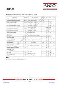 SI2306-TP Datasheet Page 2