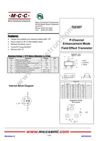 SI2307-TP Cover