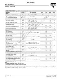 SI2307CDS-T1-E3 Datasheet Page 2