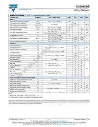 SI2308CDS-T1-GE3 Datasheet Page 2