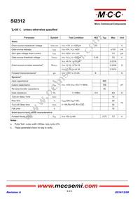 SI2312-TP Datasheet Page 2
