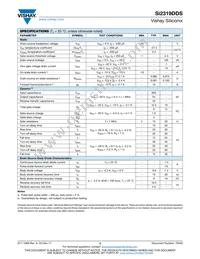 SI2319DDS-T1-GE3 Datasheet Page 2
