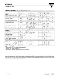 SI2321DS-T1-GE3 Datasheet Page 2