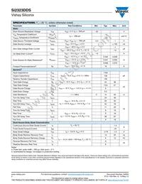 SI2323DDS-T1-GE3 Datasheet Page 2