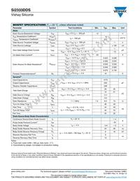 SI2333DDS-T1-GE3 Datasheet Page 2