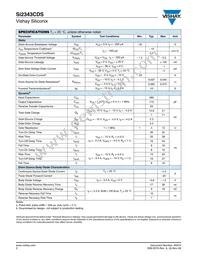 SI2343CDS-T1-GE3 Datasheet Page 2