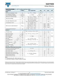 SI2377EDS-T1-GE3 Datasheet Page 2