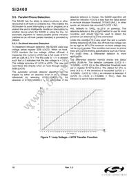 SI2400-BS Datasheet Page 18
