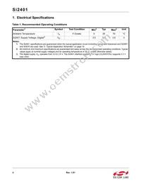 SI2401-FS Datasheet Page 4