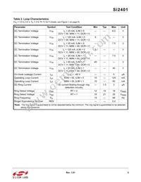 SI2401-FS Datasheet Page 5