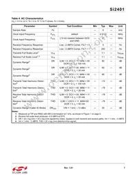 SI2401-FS Datasheet Page 7