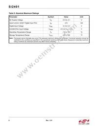 SI2401-FS Datasheet Page 8