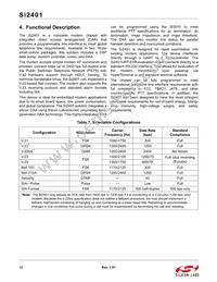 SI2401-FS Datasheet Page 12