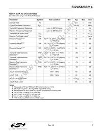 SI2456-FT Datasheet Page 7