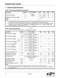 SI2457-C-GTR Datasheet Page 4