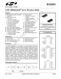 SI2493-C-GTR Datasheet Cover