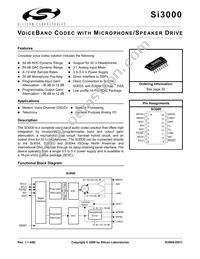 SI3000-KS Datasheet Cover