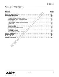 SI3000-KS Datasheet Page 3