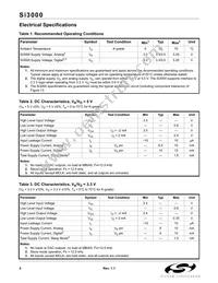 SI3000-KS Datasheet Page 4