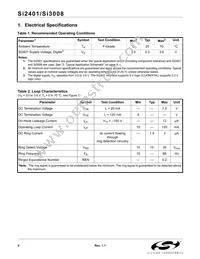 SI3008-B-FS Datasheet Page 4