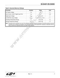 SI3008-B-FS Datasheet Page 7