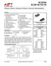 SI3010-FSR Datasheet Cover