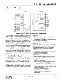 SI3019-F-KS Datasheet Page 21