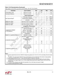 SI3210-GT Datasheet Page 5