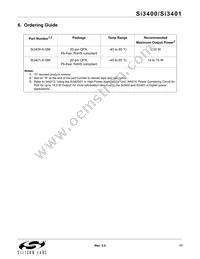 SI3400-E1-GM Datasheet Page 17