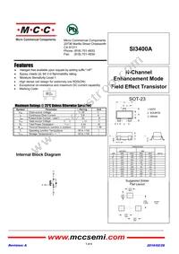 SI3400A-TP Datasheet Cover