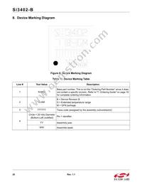 SI3402-B-GMR Datasheet Page 20