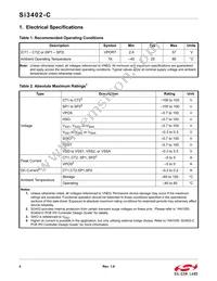 SI3402-C-GM Datasheet Page 4