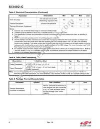 SI3402-C-GM Datasheet Page 6