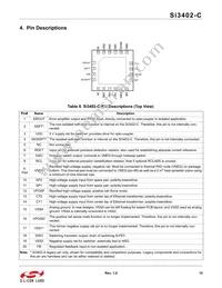 SI3402-C-GM Datasheet Page 15