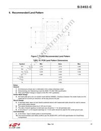 SI3402-C-GM Datasheet Page 17