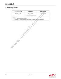 SI3402-C-GM Datasheet Page 18