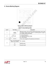 SI3402-C-GM Datasheet Page 19