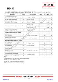 SI3402-TP Datasheet Page 2